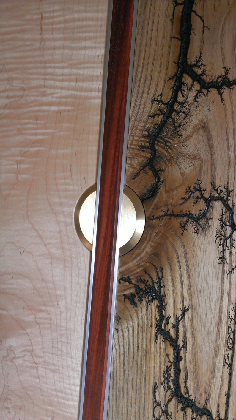 Holz-Wand-Kunst Lichtenberg Wandkunst Live Edge | Etsy