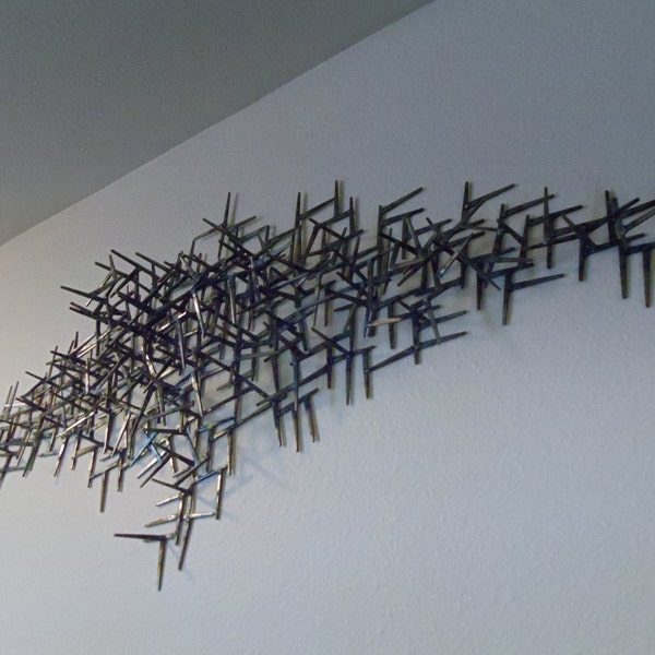 Metal Wall Sculpture Etsy