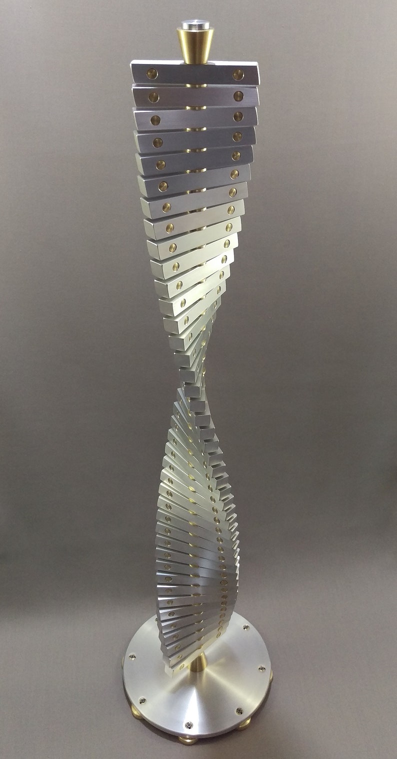 3D Bewegliche Spirale Metall Tischplatte / Mantel Skulptur aus Etsy.de