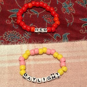 burning red but it’s golden bracelets