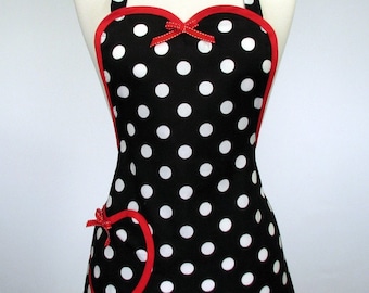 Retro Women's Apron - Original 'Betty' Sweetheart Full Bib Apron