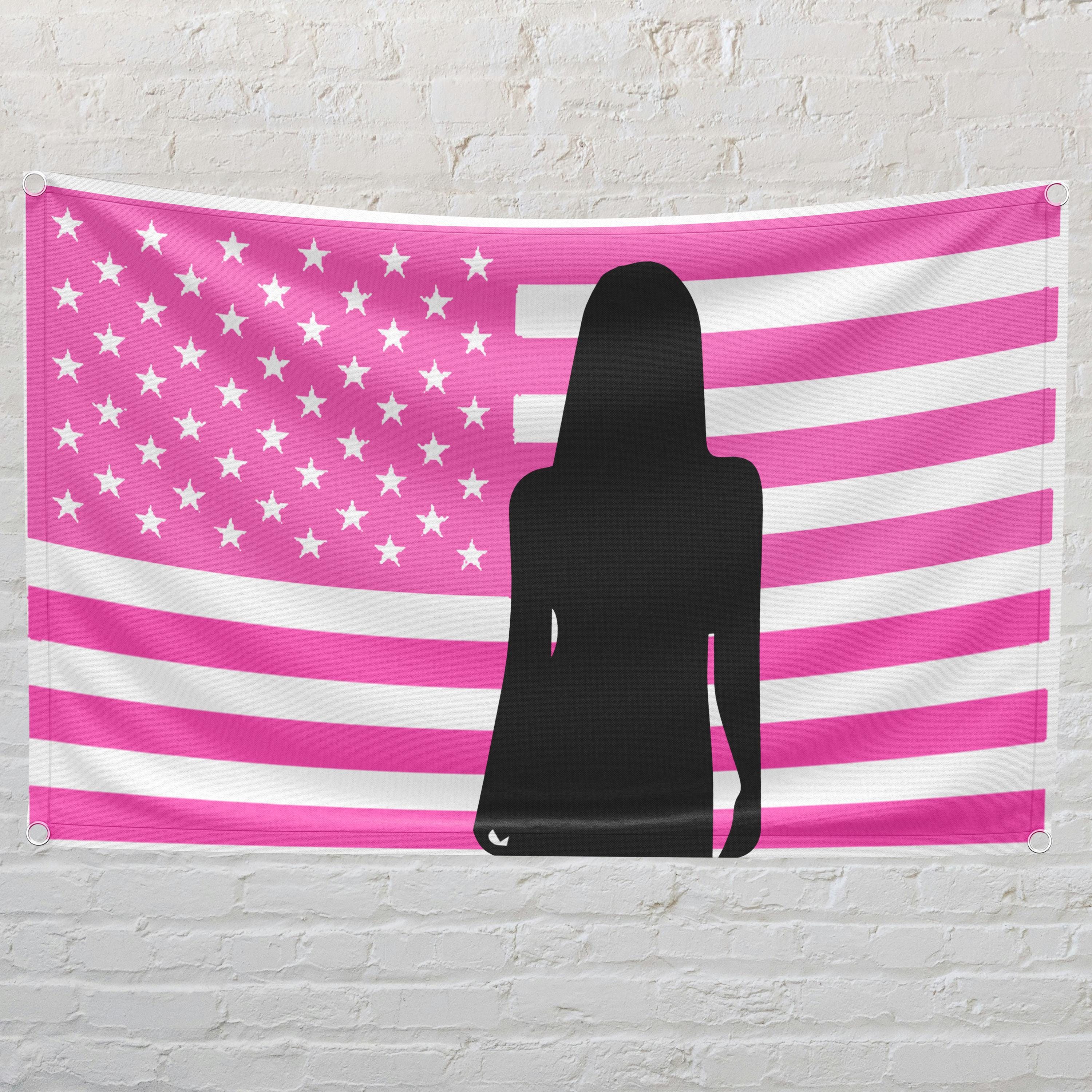 Pink Flog Custom Pink American Flag • Personalized Photo Flag (3*5ft) - Etsy