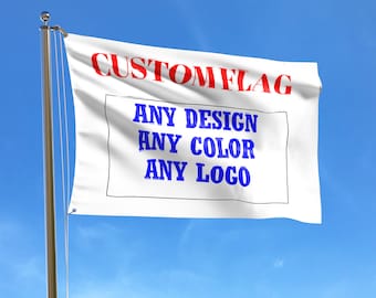Individuelle Flagge: Personalisiertes Event Banner, Wahlfahne (100 x 150 cm)