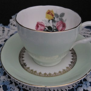 ROYAL GRAFTON bone-china teacup and saucer set