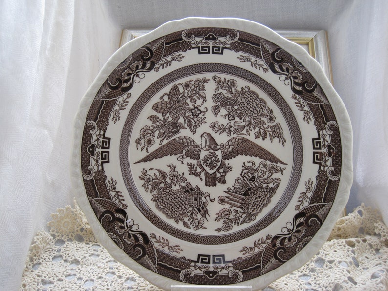 WEDGWOOD of Etruria /& Barlaston china Plate Free Shipping Independence