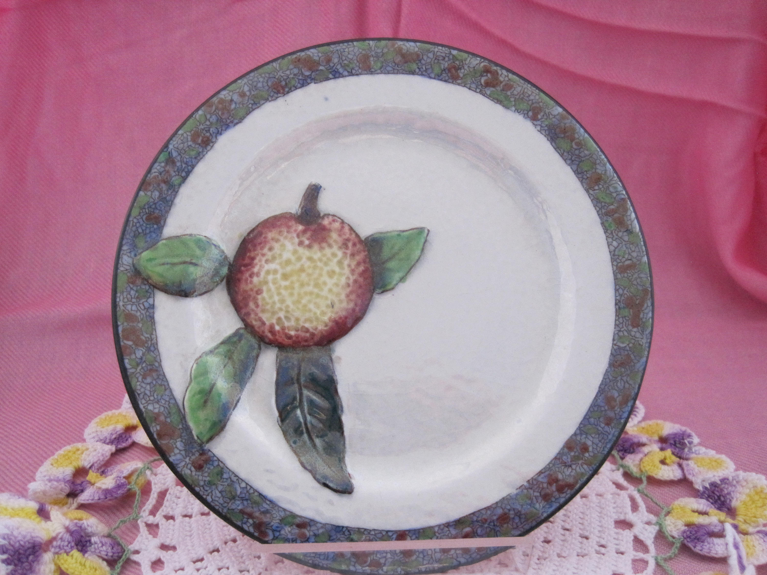 CARLTON WARE - Majolica Lustre - Plate