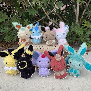 Crochet All of the Eevee Evolutions