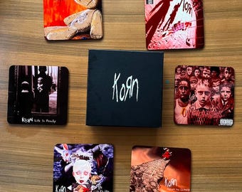 Korn「Self Titled」CDジャケット（5人全員サイン入り）｜Autograph