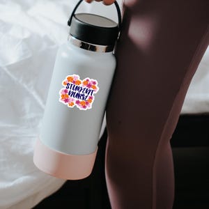Nursing Student Stickers | Student Nurse Sticker | Nursing School Accessories | Floral | Vinyl Decal