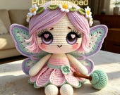 Crochet Girl Pattern, PDF Instant Download, Butterfly Bell Girl Tutorial
