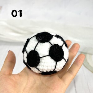 5-in -1 Crochet Ball Pattern, Football, Soccer, Basketball, Tennis, Volleyball Pattern, PDF Download, Beginner Friendly, Christmas Gift image 2