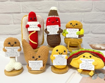 Crochet Burger/Hot dog/Beverage/Taco,Chicken Leg/Wing/Nuggets,Crochet Fast Food, Graduation Gift