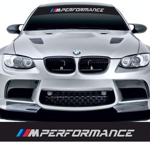 5 Motorsport M Performance Voorruit Zonwerende Strip Grafische Sticker Banner Decal Rally Raamdecoratie | Stickers Motorsport Embleem Decor Zelfklevend