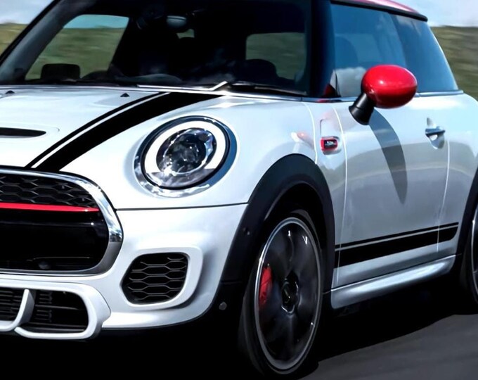 Bonnet Stripes Kit to Fit Mini F55 / F56 - Lci / Lci2 Cooper S / JCW ...