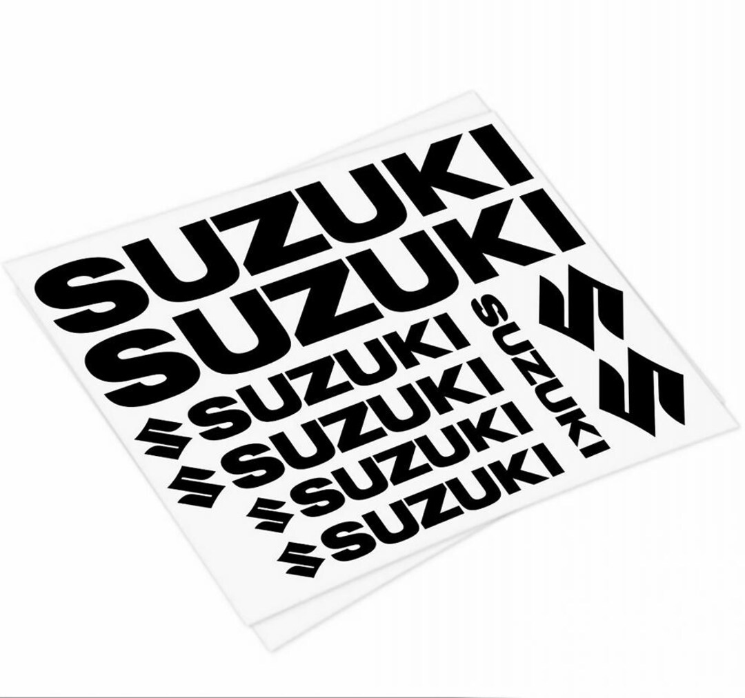 Set 9 HQ Vinyl Racing Car Motorbike SUV Emblem Sticker Decals ...