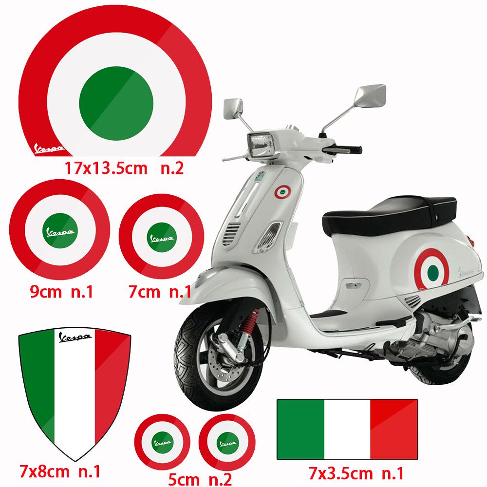 Set Adhesive Motorbike Vespa Italian Aviation Decals Moto