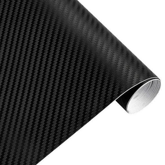 3D Carbon Fiber Black Vinyl Wrap Car Motorcycle Adhesive Vinyl Body Wrapping Film PVC Styling Auto Decal Accessories | Carbon Vinyl Decal