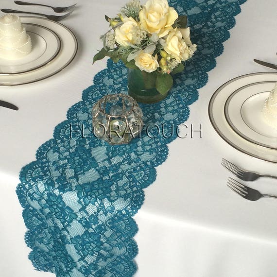 teal table runners ebay