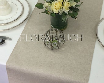 Solid Linen Table Runner Wedding Table Runner