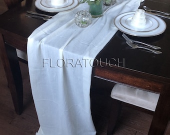 Rustic Wedding Table Runner Ivory Gauze Table Runner Boho Wedding Centerpiece