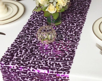 Purple Sparkling Sequin Table Runner Wedding Table Runner - Limited stock
