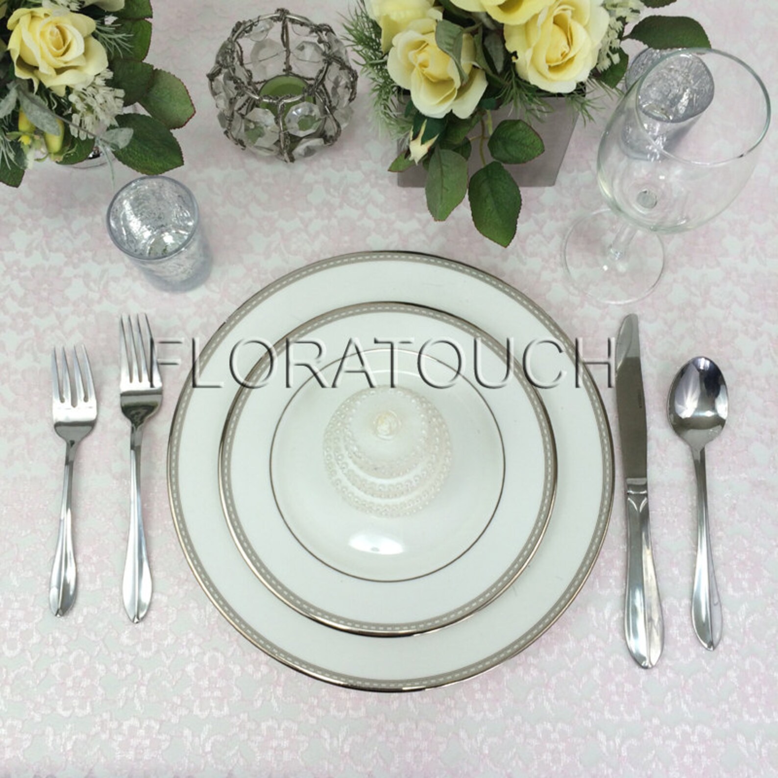 Light Pink Lace Tablecloth Wedding Table Overlay Etsy