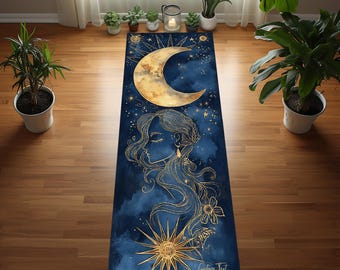 Celestial Woman-yogamat: lang antisliprubber, meditatiemat