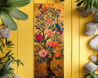 Tree of Life - Heilige tuin rubberen yogamat