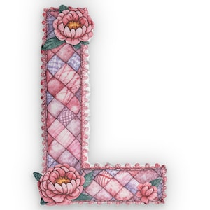 Cojín de primavera con forma de "L": relleno para decorar el hogar, cojín único, cojín personalizado, regalo para niña, habitación de niña