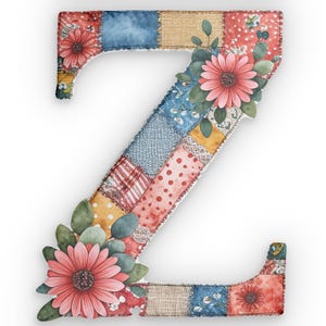 Cojín de primavera con forma de letra "Z": relleno para decorar el hogar, cojín único, cojín personalizado, regalo para niña, habitación de niña