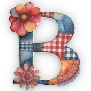 Cojín personalizado con la letra "B" de primavera: relleno para decoración del hogar, cojín único, cojín personalizado, regalo para niña, habitación de niña