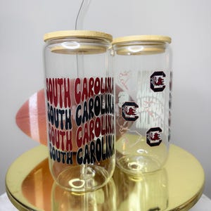 サウスカロライナ大学 USC GAMECOCKS ガラスコーヒーカップ
