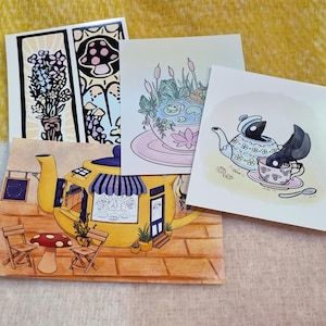 Cute, Cosy and Cottagecore Postcard sized prints