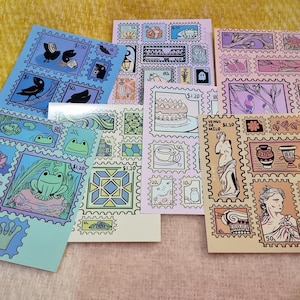 Francobolli e ancora francobolli! Stampe formato cartolina