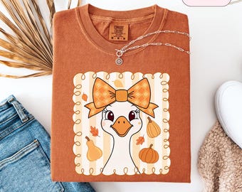 Cute Fall Goose Shirt