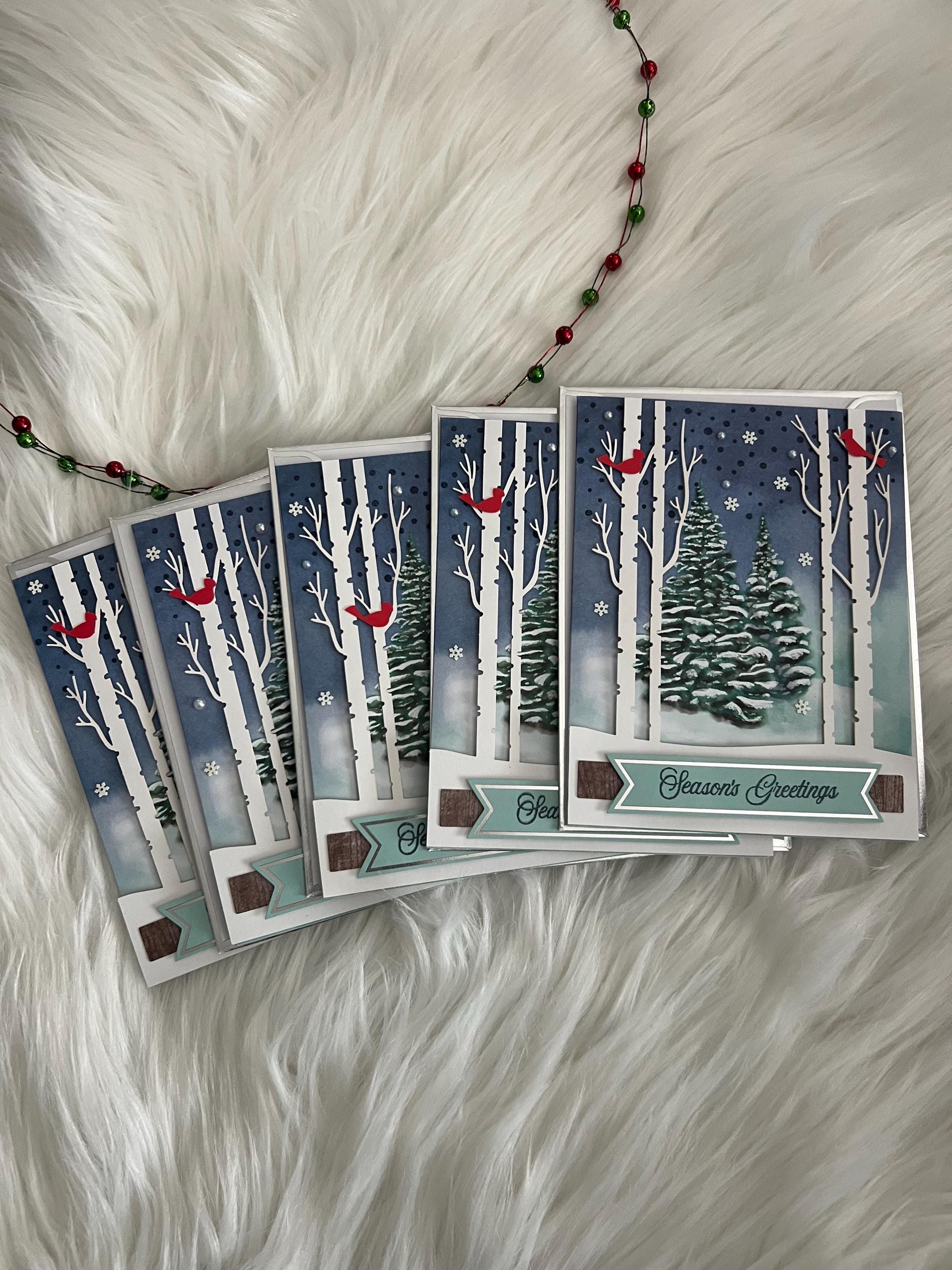 Christmas Cards Handmade, Set of 10 With Envelopes. - Etsy UK