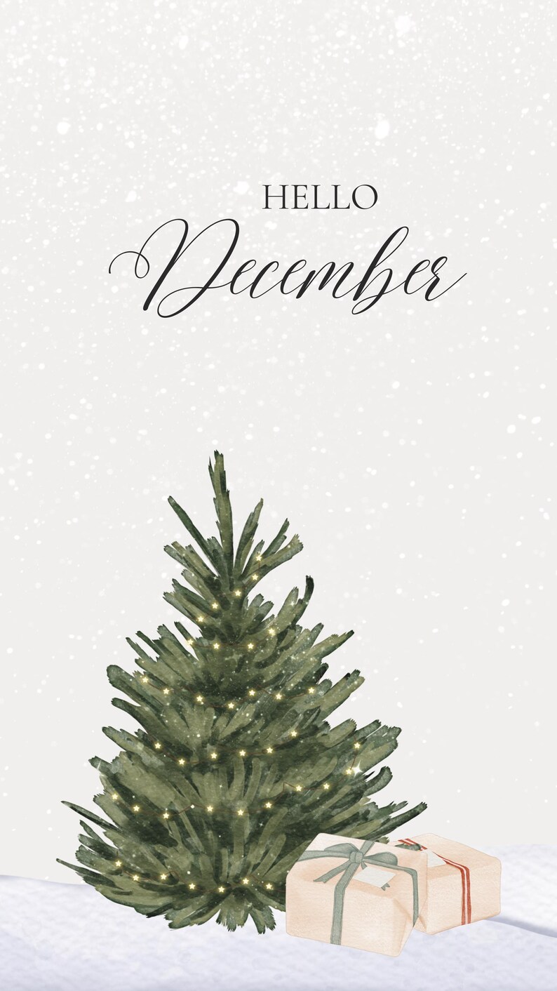 Download Holiday Season Phone Wallpaper and Print Greetings Card. - Etsy