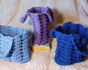 Crochet waffle purse Handmade handbags