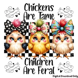 Funny Chicken Shirt Design, Cute Chicken PNG, Quirky Chicken PNG, Chicken Mama PNG, Sassy Chicken Sublimation, Commercial Use, Digital Files