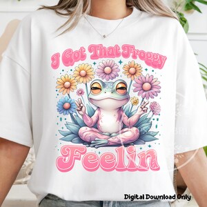 Retro Frog Funny Shirt Design, Vintage Frog PNG, Sarcastic Quote PNG, Funny Frog Shirt PNG, Sublimation Files, Commercial Use, Digital Files
