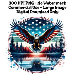Eagle American Flag Shirt Design, Patriotic 4th of July Shirt PNG, Patriotic Shirt Design Sublimation File, Commercial Use, Digital Download