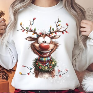 Funny Christmas PNG Bundle, Quirky Clipart, Christmas Shirt, Quirky Santa, Holiday Clipart Bundle, Scrapbook, Sublimation Designs, Cute Xmas