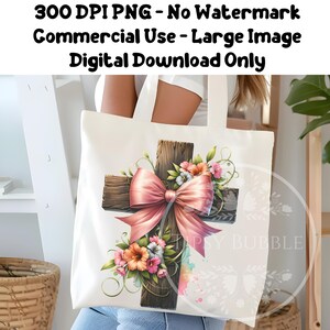 Christian Floral Cross Bundle, Christian Coquette, Religious Shirt PNG, Cross and Flowers, Bow Cross PNG, Commercial Use, Digital Downloads