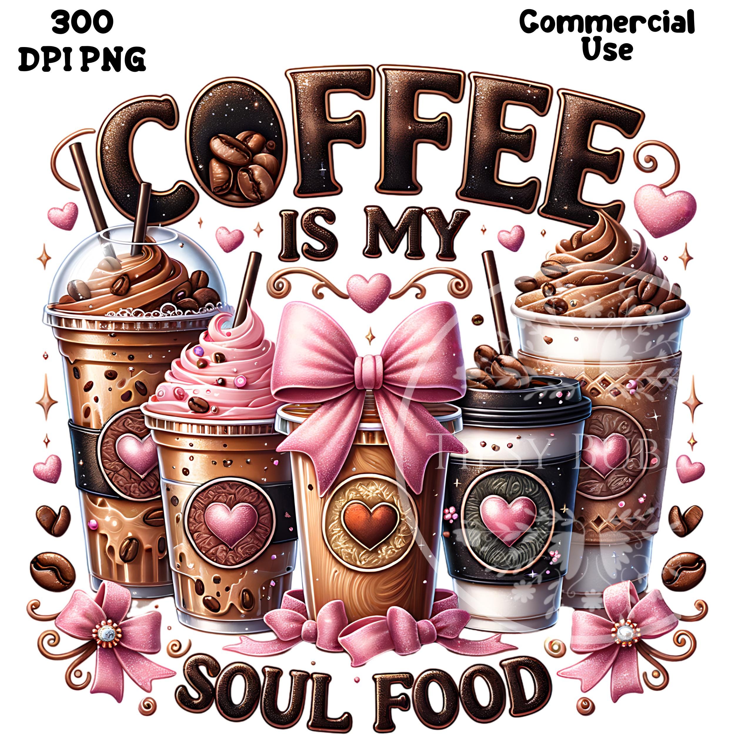 Coffee Coquette PNG, Cute Coffee Shirt Designs, Coquette Coffee Sublimation Designs, Coffee Lovers PNG, Trendy Coffee PNG, Commercial Use