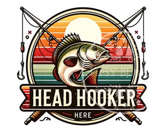 PNG de pesca retro, clipart de pesca, diseño divertido de sublimación de pesca, PNG de pescador, estética de pesca masculina, uso comercial, archivos digitales