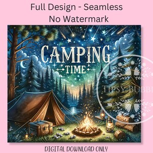 Camping Tumbler Wrap, Skinny Tumbler 20oz PNG Camping Tumbler PNG, Tumbler Sublimation, Outdoor Tumbler Wrap, Commercial Use, Digital