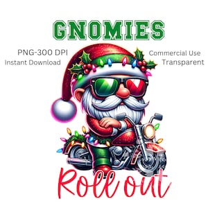 Funny Christmas Gnomes PNG, Gnome Clipart, Christmas Shirt Design, Trendy Holiday PNG, Funny Santa PNG, Sublimation Designs, Commercial Use