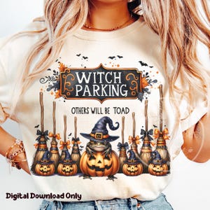 Funny Halloween Witch PNG, Cute Halloween Witch PNG, Witch Sublimation Designs, Girls Halloween PNG Sublimation File, Commercial Use Digital