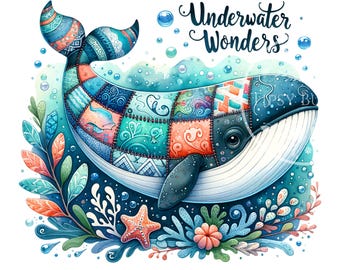 Süße Wal Clipart PNG, Ozean Wal PNG Ozean Shirt-Designs, Sealife Orca Wal PNG, Kinderzimmer Wal Grafik, kommerzielle Nutzung, digitaler Download