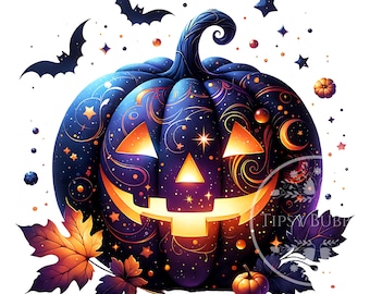 Pumpkin Jack O Lantern PNG Sublimation Design, Halloween Pumpkin PNG, Jack O Lantern Shirt Designs, Halloween Pumpkin PNG Digital Downloads